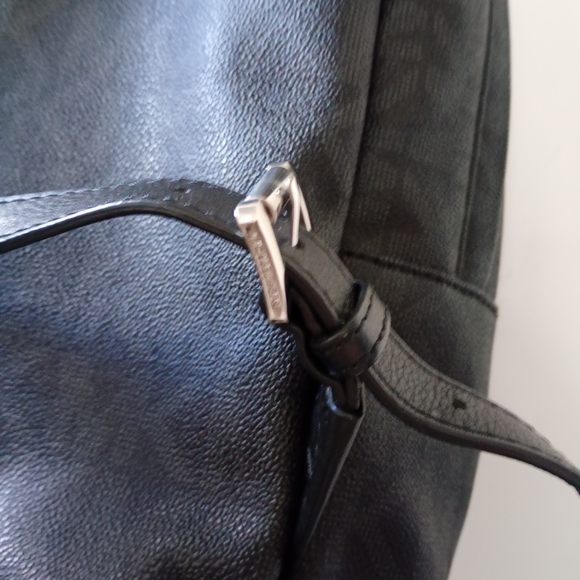 Michael Kors Black Logo-Print Backpack NWOT! - Picture 10 of 12